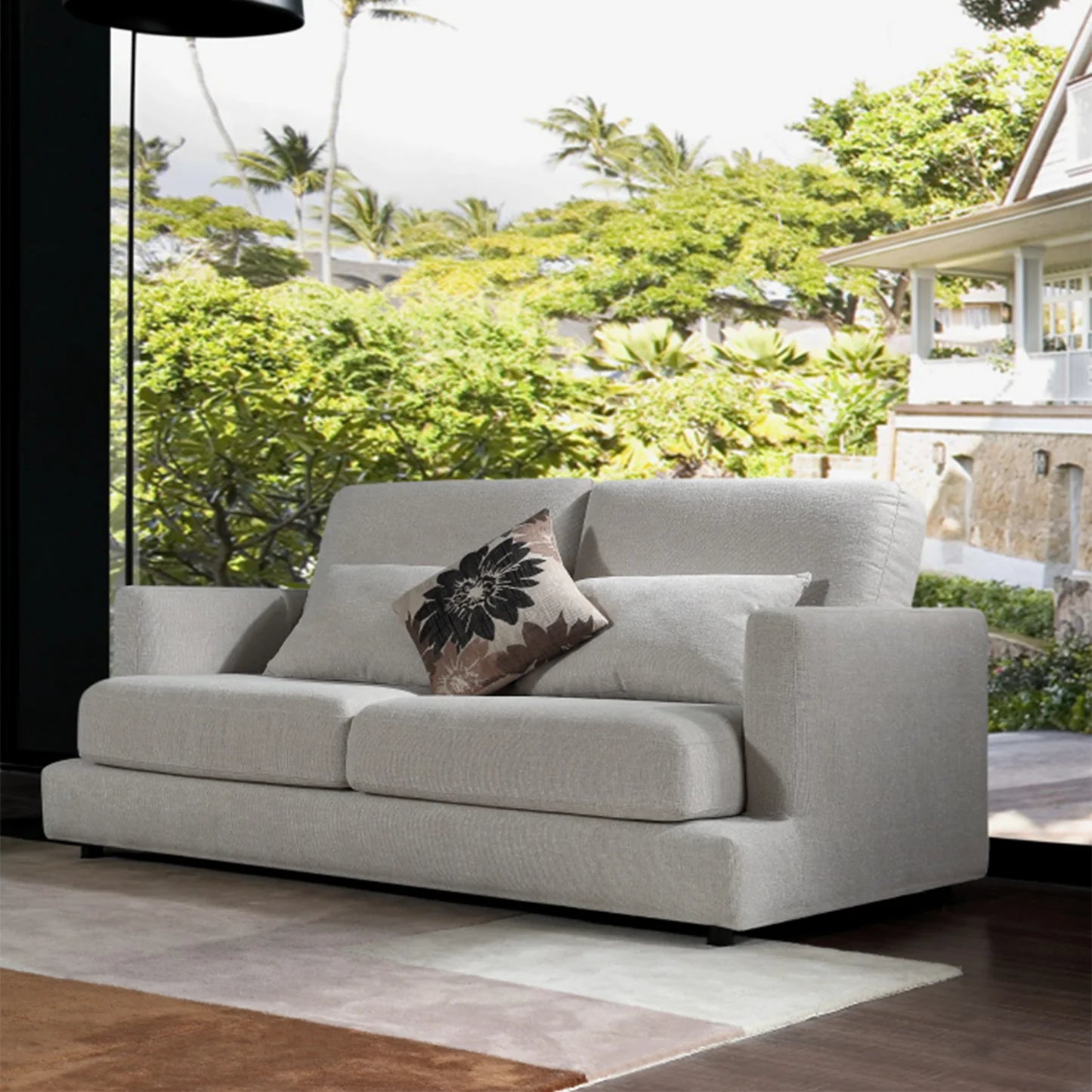 DeRUCCI Greige High-Quality Sofa