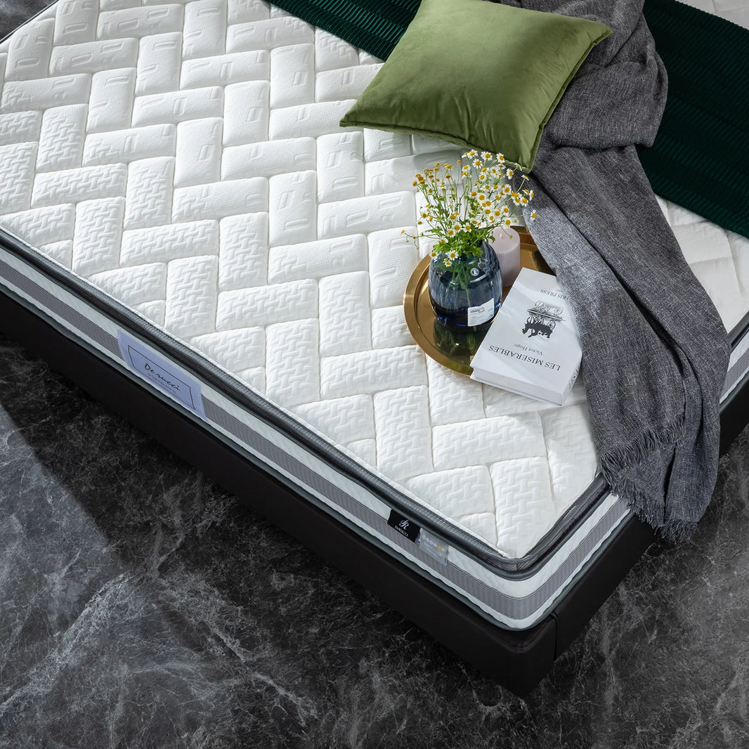 DeRucci White Latex Mattress | Comfort & Fit for All